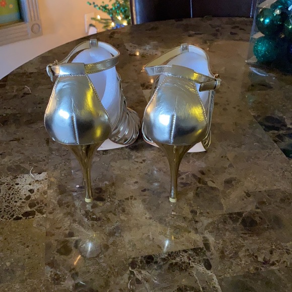 Strapped Coach Heels - Picture 3 of 8